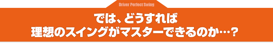 DriverPerfectSwing
